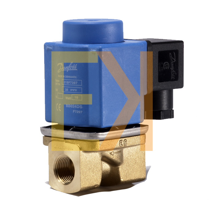 DANFOSS 032U538202 EV251B 3/4″ N.C. SOLENOID VALVE Elektro Kalori
